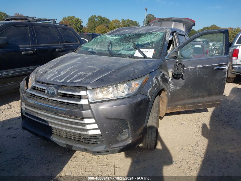 2018 Toyota Highlander Le VIN: 5TDZARFH6JS040622 Lot: 40689474