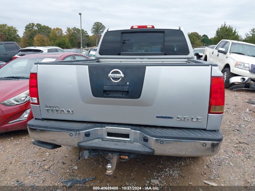 2008 Nissan Titan Xe/Se/Le VIN: 1N6BA07D88N342614 Lot: 40689480