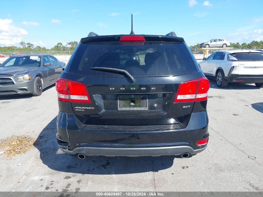 2016 Dodge Journey Sxt VIN: 3C4PDDBG0GT220983 Lot: 40689487