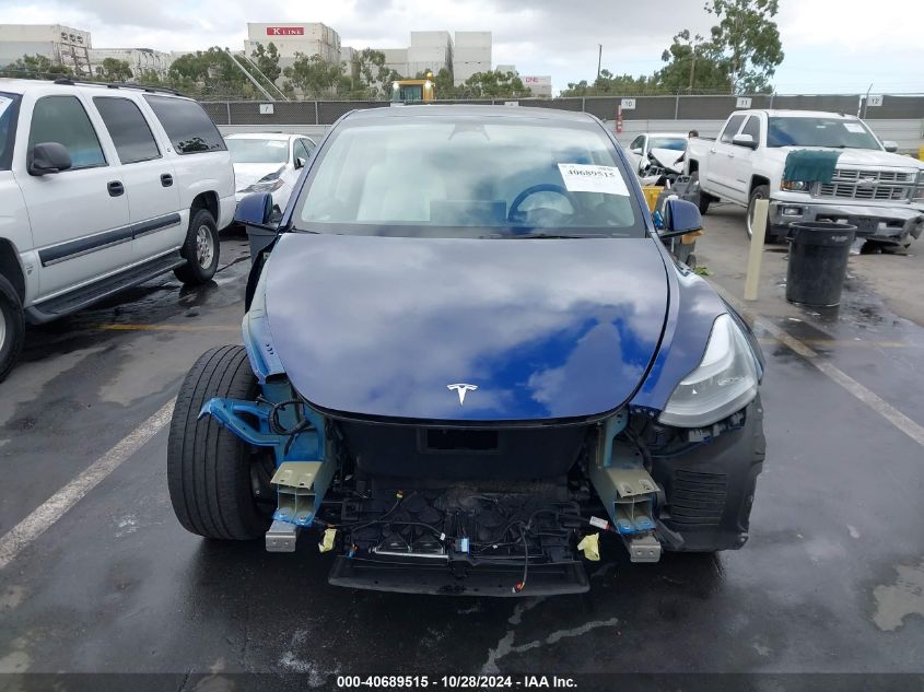 2022 Tesla Model Y Long Range Dual Motor All-Wheel Drive VIN: 7SAYGAEE4NF538480 Lot: 40689515