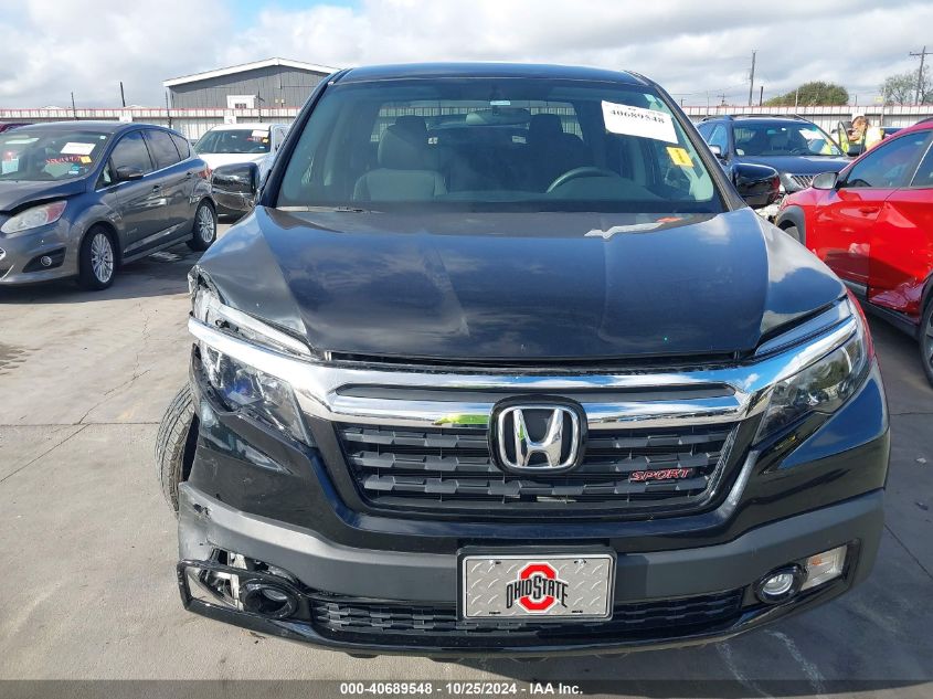 2019 Honda Ridgeline Sport VIN: 5FPYK3F18KB026467 Lot: 40689548