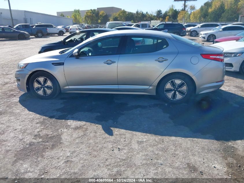 2012 Kia Optima Hybrid Ex VIN: KNAGM4ADXC5033054 Lot: 40689564