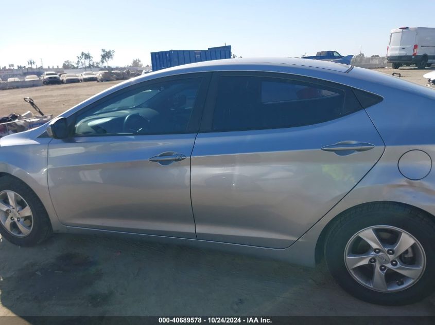 2015 Hyundai Elantra Se VIN: 5NPDH4AE7FH564817 Lot: 40689578