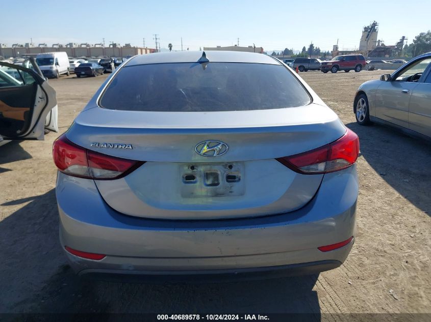 2015 Hyundai Elantra Se VIN: 5NPDH4AE7FH564817 Lot: 40689578