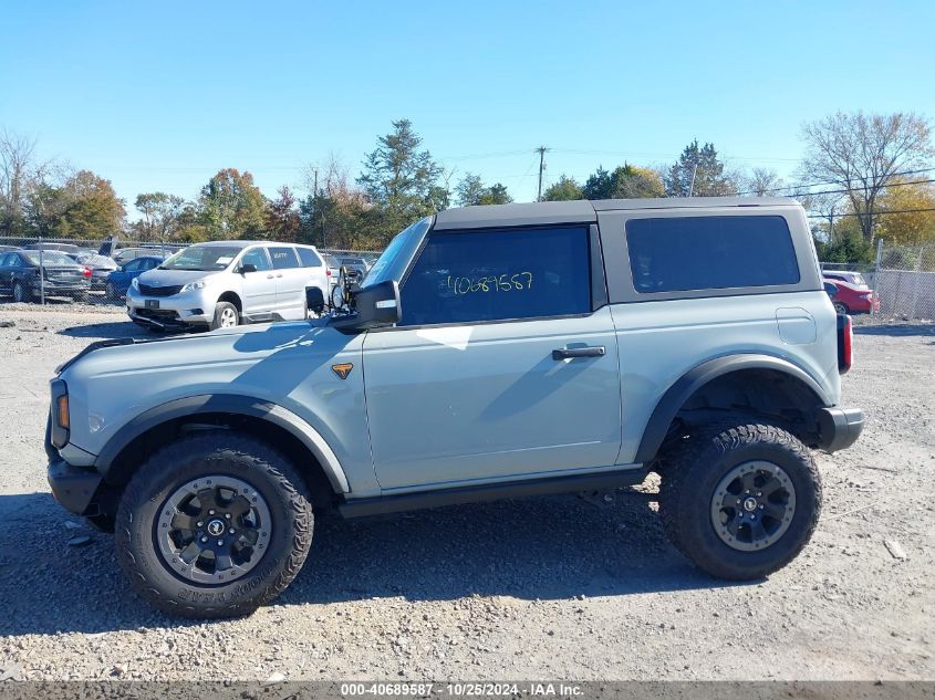 2022 Ford Bronco Badlands VIN: 1FMDE5CH9NLA92129 Lot: 40689587