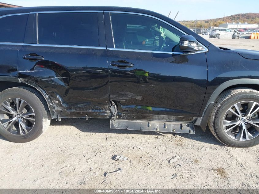 2019 Toyota Highlander Le Plus VIN: 5TDZZRFH3KS306723 Lot: 40689611