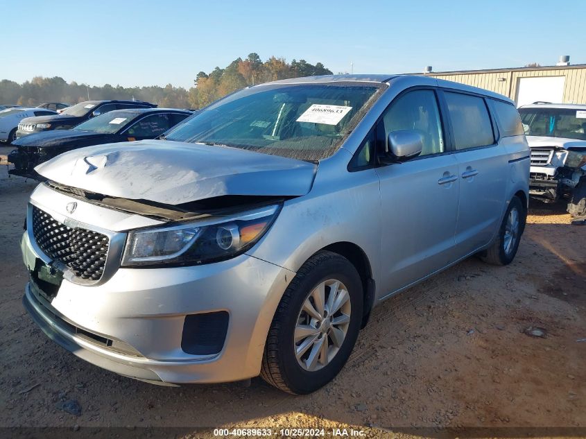 2017 Kia Sedona L VIN: KNDMA5C11H6285039 Lot: 40689633