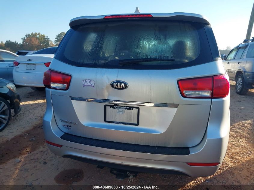 2017 Kia Sedona L VIN: KNDMA5C11H6285039 Lot: 40689633