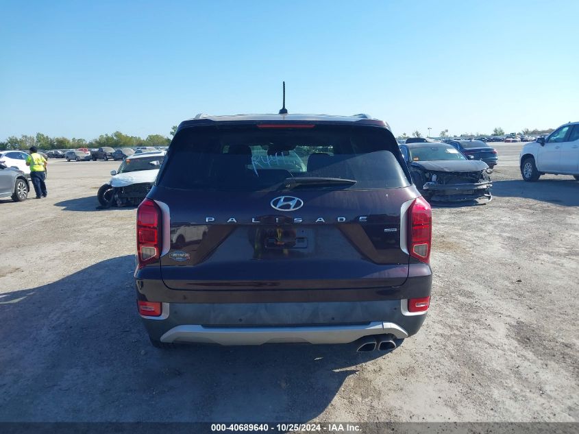 2022 Hyundai Palisade Sel VIN: KM8R2DHE4NU454370 Lot: 40689640