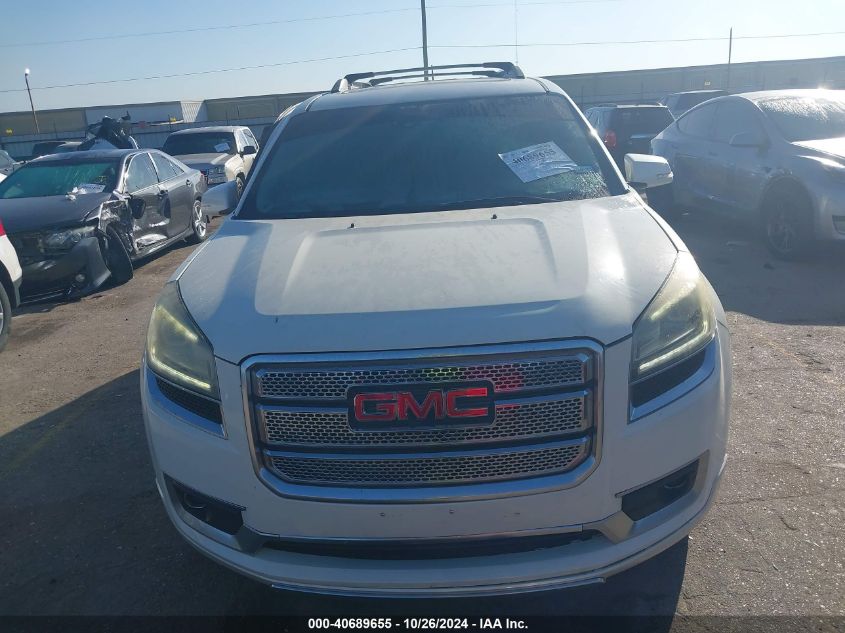 2014 GMC Acadia Denali VIN: 1GKKRTKD2EJ221458 Lot: 40689655