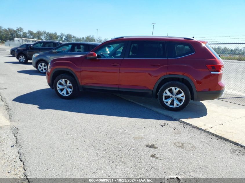 2018 Volkswagen Atlas 3.6L V6 Se/3.6L V6 Se W/Technology VIN: 1V2DR2CA6JC533086 Lot: 40689691