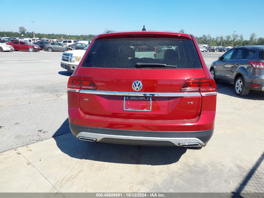 2018 Volkswagen Atlas 3.6L V6 Se/3.6L V6 Se W/Technology VIN: 1V2DR2CA6JC533086 Lot: 40689691