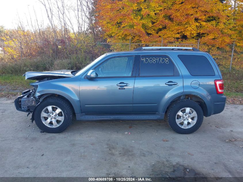 2011 Ford Escape Limited VIN: 1FMCU9EG3BKB77091 Lot: 40689708