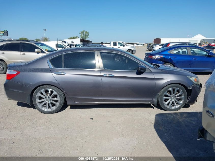 2014 Honda Accord Sport VIN: 1HGCR2E56EA049290 Lot: 40689731