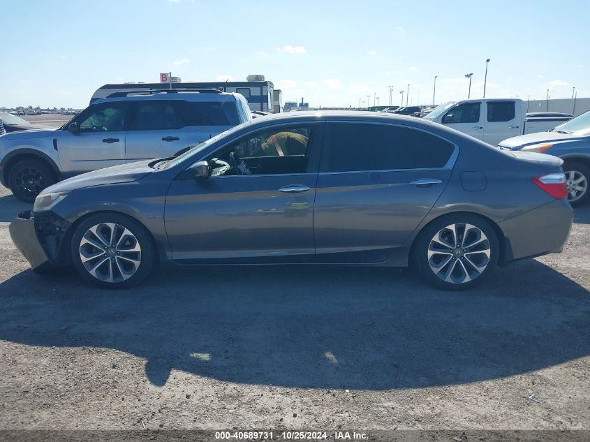 2014 Honda Accord Sport VIN: 1HGCR2E56EA049290 Lot: 40689731