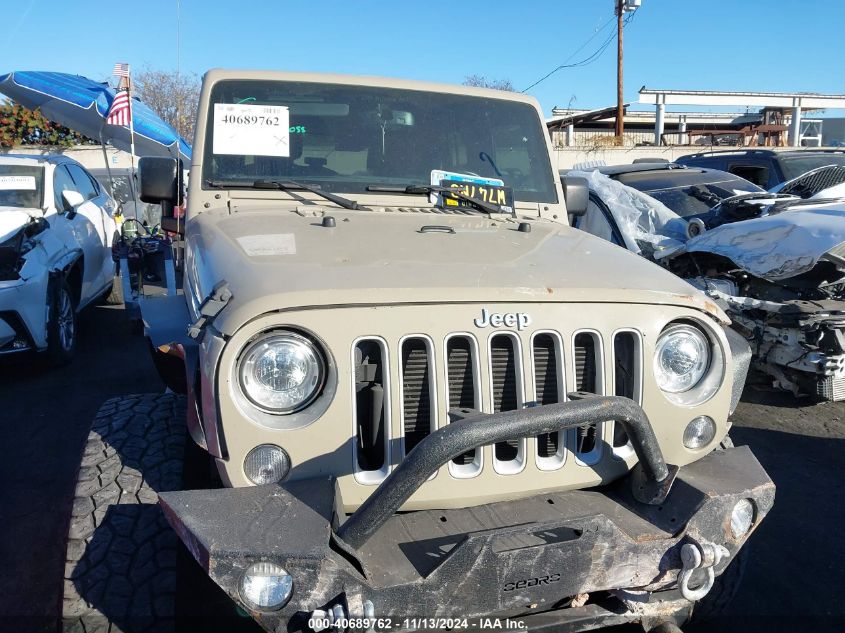 2017 Jeep Wrangler Unlimited Sahara 4X4 VIN: 1C4BJWEG1HL752797 Lot: 40689762