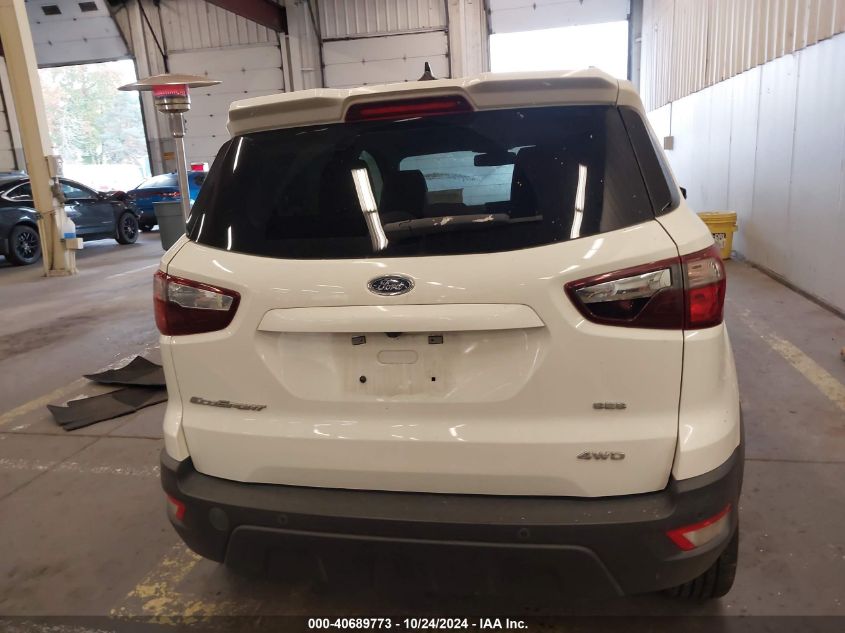 2020 Ford Ecosport Ses VIN: MAJ6S3JL3LC350312 Lot: 40689773