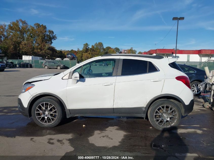 2016 Buick Encore Sport Touring VIN: KL4CJ2SMXGB524089 Lot: 40689777