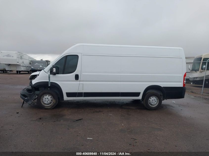 2023 Ram Promaster 3500 Cargo Van High Roof 159 Wb Ext VIN: 3C6MRVJG6PE510099 Lot: 40689848