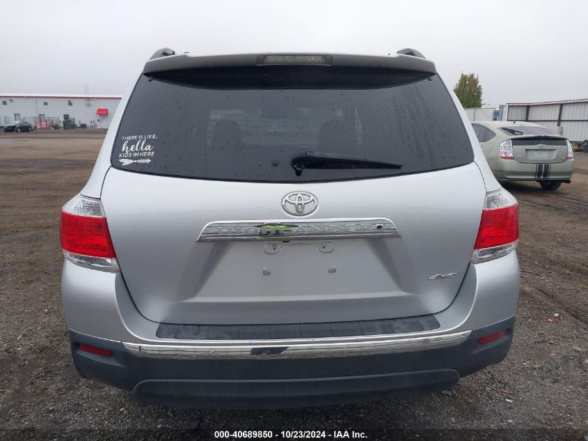 2013 Toyota Highlander Se V6 VIN: 5TDBK3EH9DS268440 Lot: 40689850