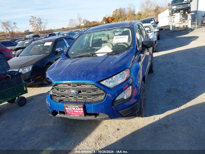 2020 Ford Ecosport S VIN: MAJ3S2FE4LC371631 Lot: 40689873