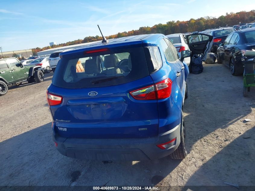 2020 Ford Ecosport S VIN: MAJ3S2FE4LC371631 Lot: 40689873