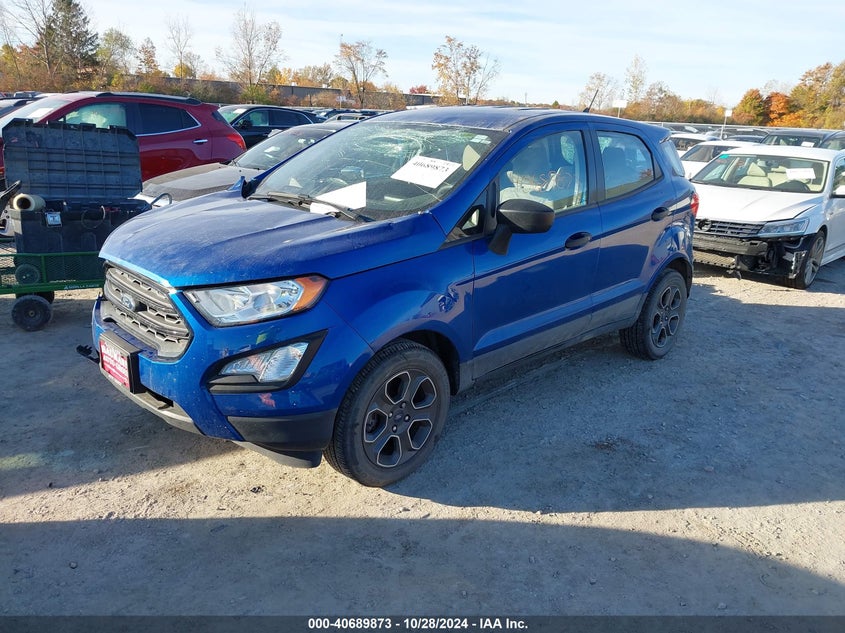 VIN: MAJ3S2FE4LC371631 2020 FORD ECOSPORT S