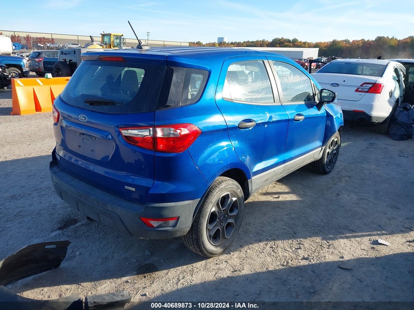 VIN MAJ3S2FE4LC371631 2020 FORD ECOSPORT S