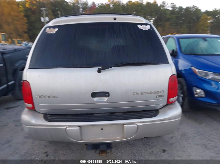 2003 Dodge Durango Slt VIN: 1D4HS48N53F44387 Lot: 40689888