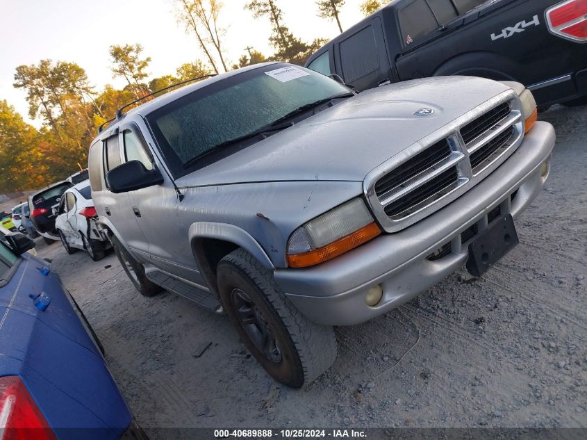 2003 Dodge Durango Slt VIN: 1D4HS48N53F44387 Lot: 40689888