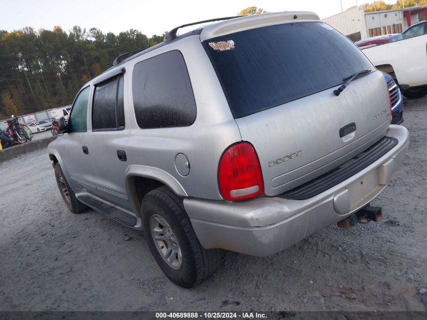 2003 Dodge Durango Slt VIN: 1D4HS48N53F44387 Lot: 40689888