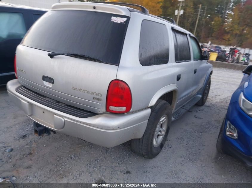 2003 Dodge Durango Slt VIN: 1D4HS48N53F44387 Lot: 40689888