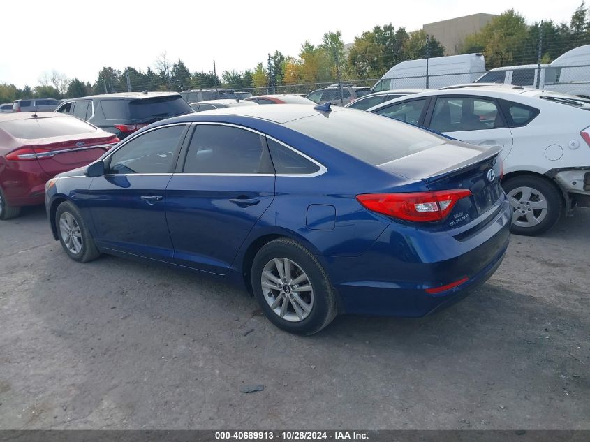 2015 Hyundai Sonata Se VIN: 5NPE24AF1FH243449 Lot: 40689913