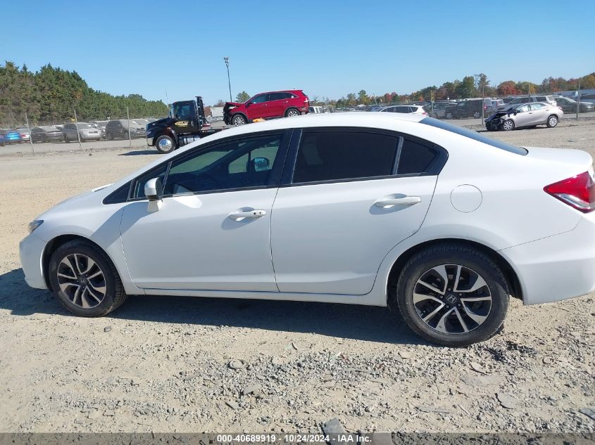 2015 Honda Civic Ex VIN: 19XFB2F85FE251609 Lot: 40689919