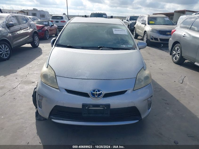 2013 Toyota Prius Two VIN: JTDKN3DU2D5686513 Lot: 40689923