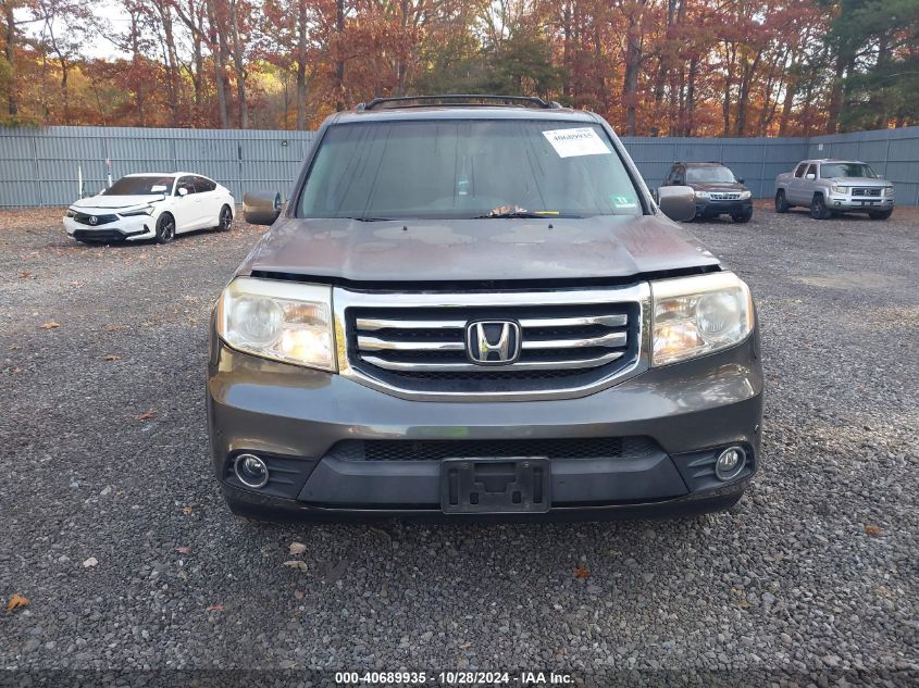 2012 Honda Pilot Touring VIN: 5FNYF4H97CB010980 Lot: 40689935