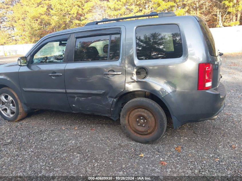 2012 Honda Pilot Touring VIN: 5FNYF4H97CB010980 Lot: 40689935