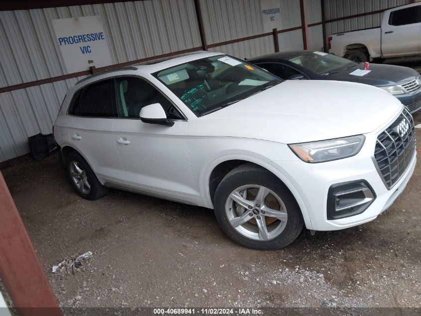 2021 Audi Q5 Premium 45 Tfsi Quattro S Tronic VIN: WA1AAAFY2M2040315 Lot: 40689941