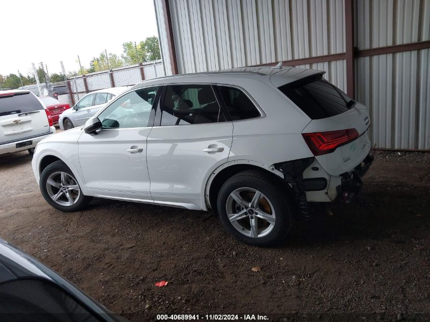 2021 Audi Q5 Premium 45 Tfsi Quattro S Tronic VIN: WA1AAAFY2M2040315 Lot: 40689941