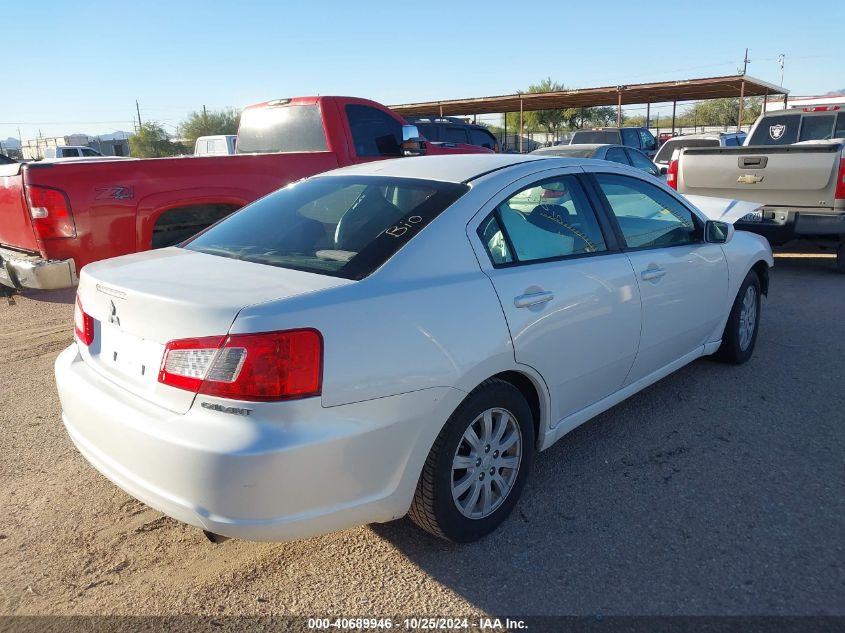 2012 Mitsubishi Galant Fe VIN: 4A32B2FF7CE019501 Lot: 40689946