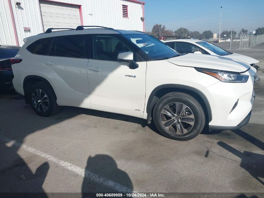 2020 Toyota Highlander Hybrid Xle VIN: 5TDHBRCH0LS500535 Lot: 40689959