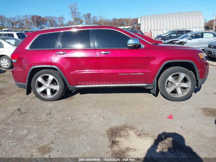 2014 Jeep Grand Cherokee Limited VIN: 1C4RJEBG1EC144819 Lot: 40689998