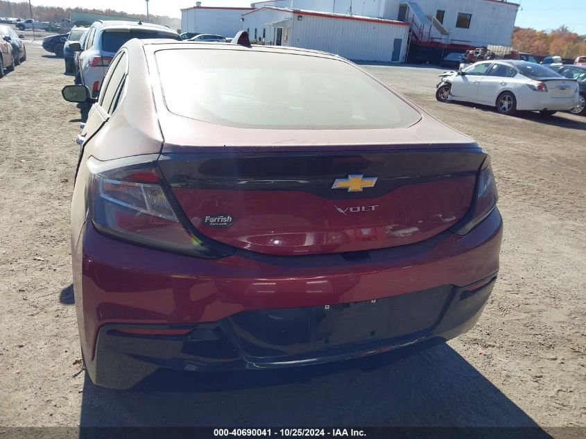 2016 Chevrolet Volt Lt VIN: 1G1RA6S58GU134444 Lot: 40690041