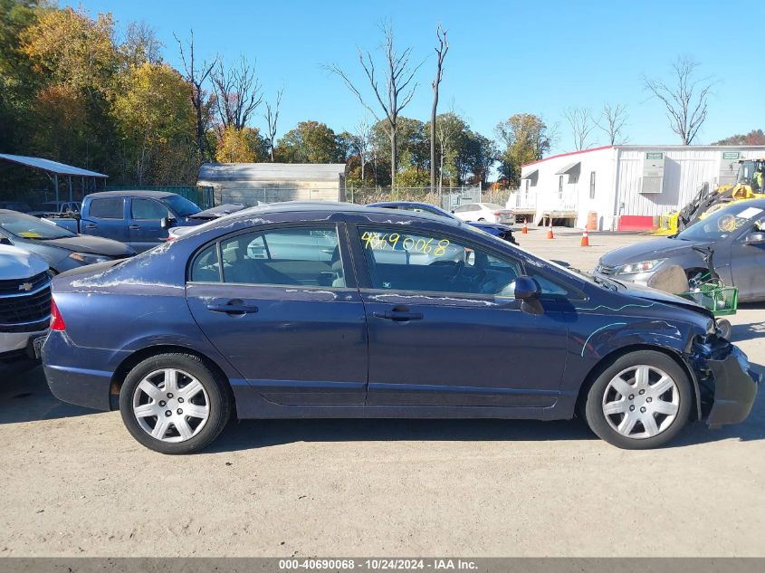 2009 Honda Civic Lx VIN: 2HGFA16549H527498 Lot: 40690068