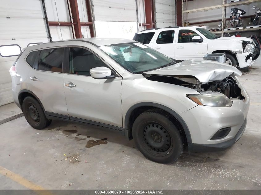 2015 Nissan Rogue S VIN: 5N1AT2ML6FC927244 Lot: 40690079