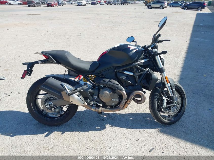 2016 Ducati Monster 821 VIN: ZDM1RBTS9GB019281 Lot: 40690108