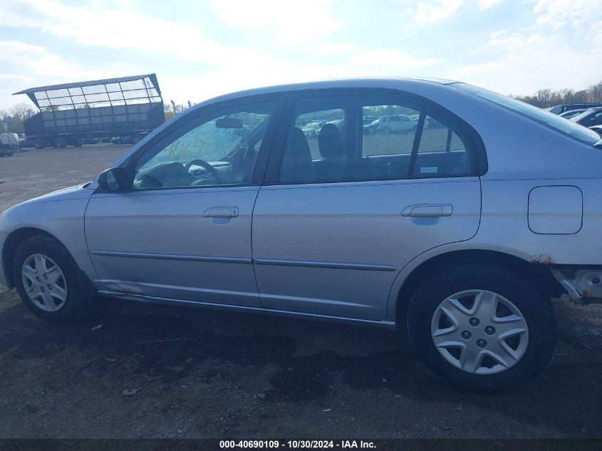 2003 Honda Civic Lx VIN: 1HGES16533L013130 Lot: 40690109