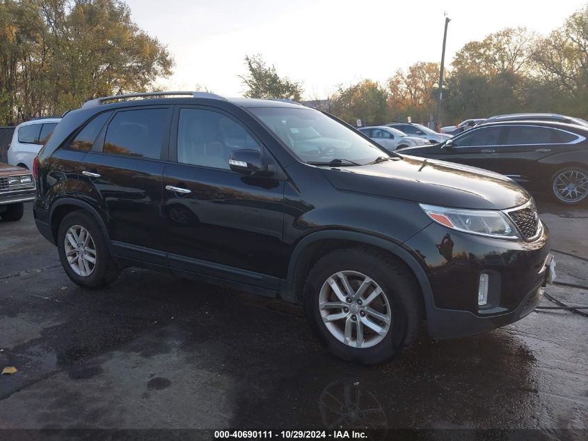 2014 Kia Sorento Lx VIN: 5XYKT4A62EG495815 Lot: 40690111