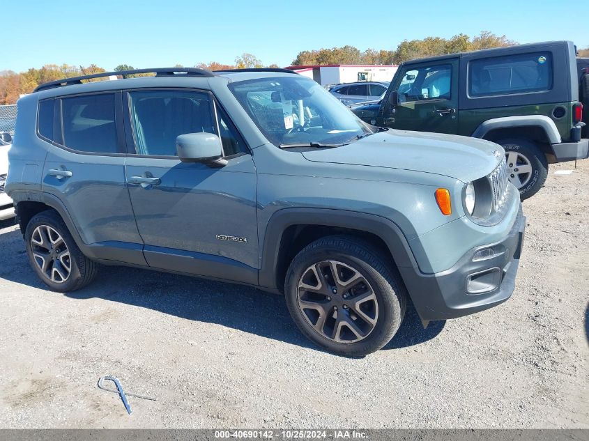 2017 Jeep Renegade Latitude 4X4 VIN: ZACCJBBB5HPF70988 Lot: 40690142