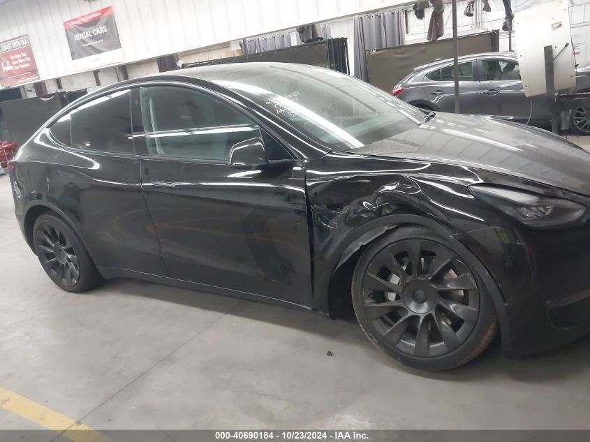 2021 Tesla Model Y Long Range Dual Motor All-Wheel Drive VIN: 5YJYGDEE1MF263776 Lot: 40690184